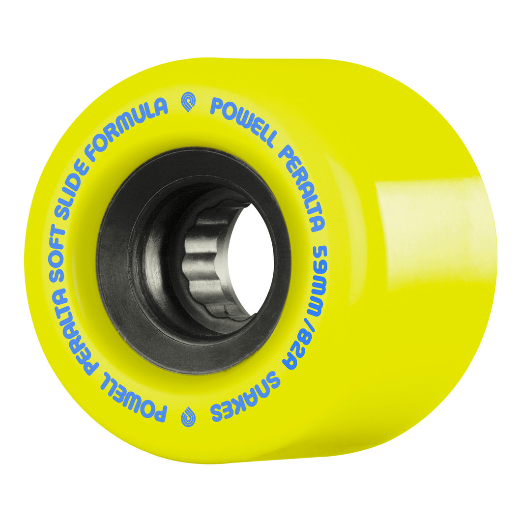 Powell Peralta - Snakes Skateboard Wheels 59mm 82A - Yellow