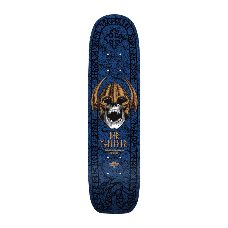 Powell Peralta - Per Welinder Nordic Skull Freestyle Deck Navy/Gold - 7.25