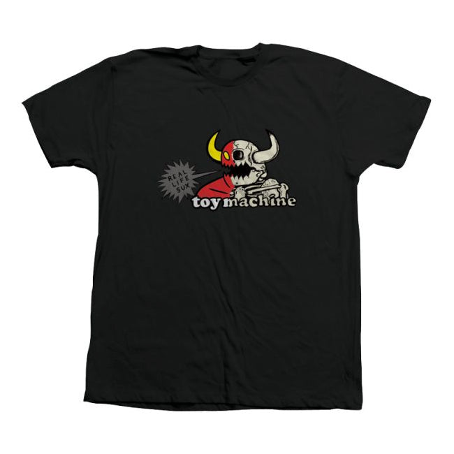 Toy Machine - Real Life Sux Tee - Black