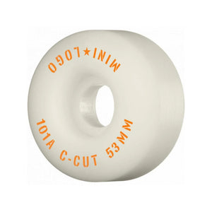 Mini Logo - C-Cut "2" Wheels 53mm X 101a - White