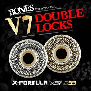 Bones Wheels - X-Formula Double Lock Wheels - 54mm 97A V7