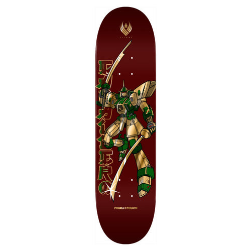 Powell Peralta - Steve Caballero Gundam FLIGHT Deck Burgandy/Gold Foil - 8.25