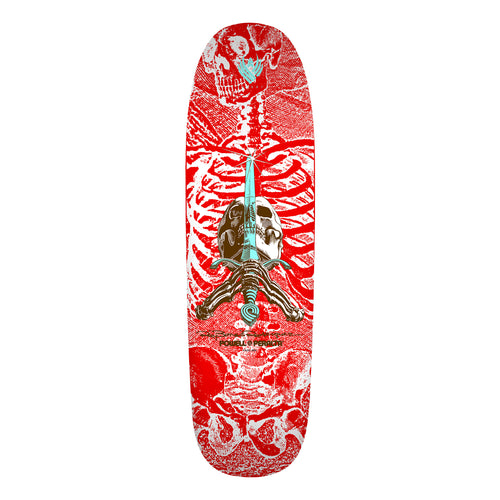 Powell Peralta - Flight Skull & Sword Red/White Deck - 9.26