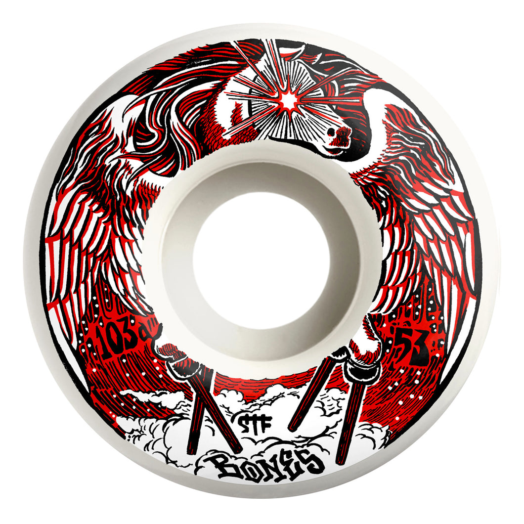 Bones Wheels - STF PEG-LEG-ASUS Wheels White - 53mm 103A V1