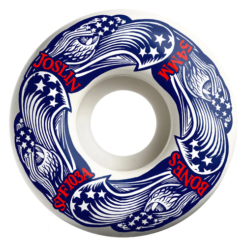 Bones Wheels - PRO STF Joslin Freedom Foursome Wheels - 54mm 103A V1 Standard