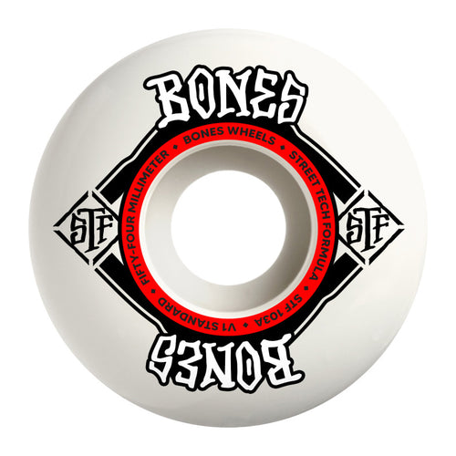 Bones Wheels - STF Wheels White - 54mm 103A V4 Wide