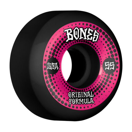 Bones Wheels - OG Formula Originals Wheels Black - 55mm 100A V5 Sidecut