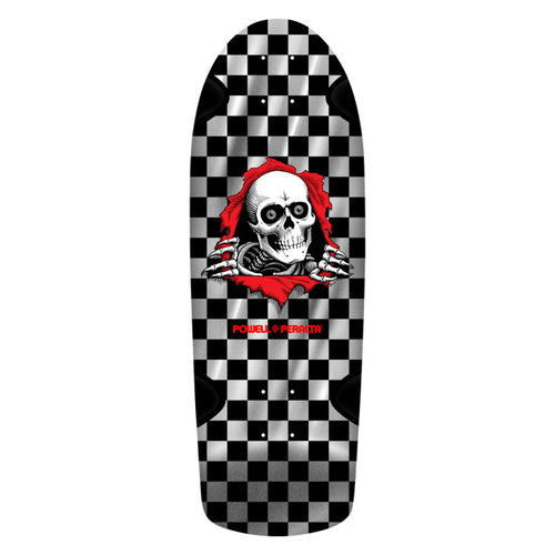 Powell Peralta - OG Ripper Checker Reissue Deck Silver Foil - 10