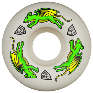 Powell Peralta - Dragon Formula Nano Rats Wheels 52mm x 34mm 93A - Off White