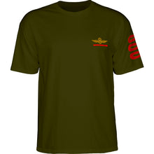Load image into Gallery viewer, Powell Peralta - BONES BRIGADE OG Bomber Tee - Military Green