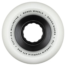 Load image into Gallery viewer, Bones Wheels - All Terrain Formula Rough Riders White Wheels - 56mm 80A