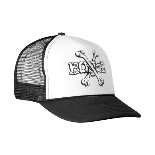 Powell Peralta - Cross Bones Trucker Cap - Black/White