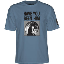 Load image into Gallery viewer, Powell Peralta - Animal Chin Have You Seen Him? Tee - Indigo Blue