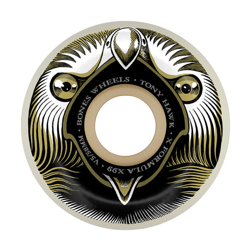 Bones Wheels - X-Formula Hawk Beak & Destroy Wheels - 58mm V5 Sidecut 99a