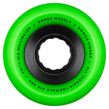 Load image into Gallery viewer, Bones Wheels - All Terrain Formula Rough Riders Green Wheels - 56mm 80A