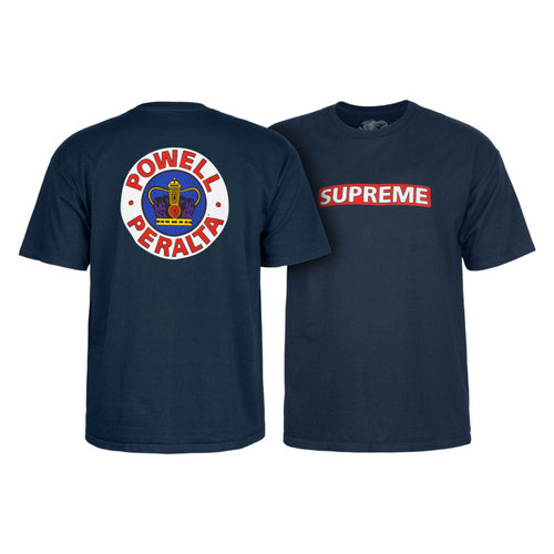 Powell Peralta - Supreme Tee - Navy