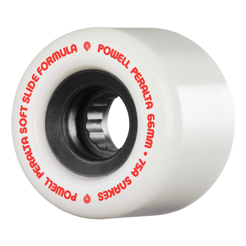 Powell Peralta - Snakes Skateboard Wheels 66mm 75a - White