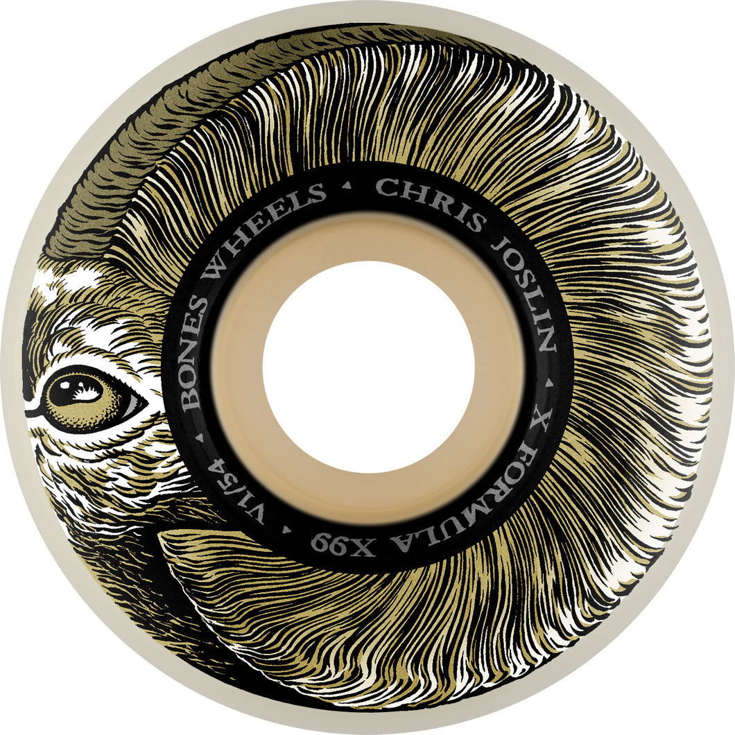 Bones Wheels - X-Formula Joslin Rampage Wheels - 54mm V1 Standard 99A