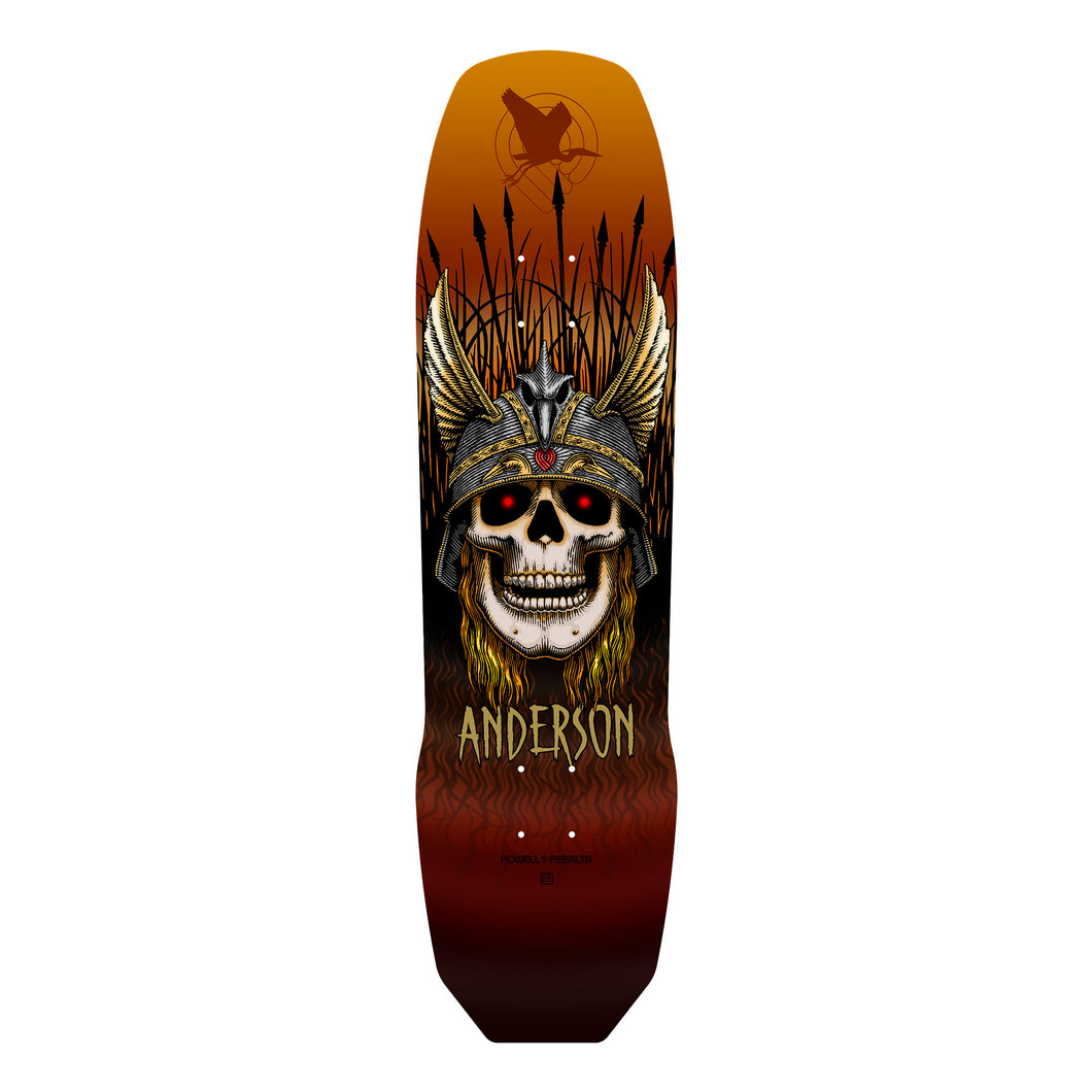 Powell Peralta - Andy Anderson Heron Skull Rust Deck - 8.45