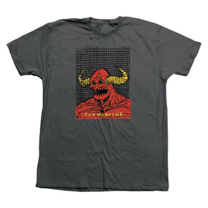 Toy Machine - Welcome To Hell Monster Tee - Charcoal