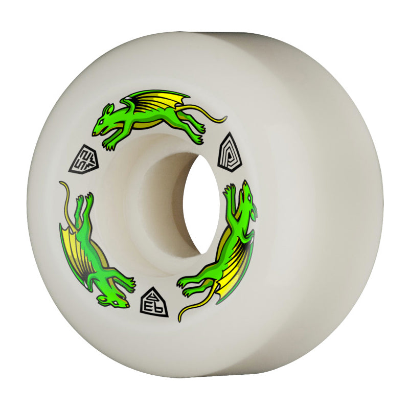 Powell Peralta - Dragon Formula Nano Rats Wheels 52mm x 30mm 93A - Off White