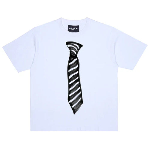 WKND - Tie Tee - White