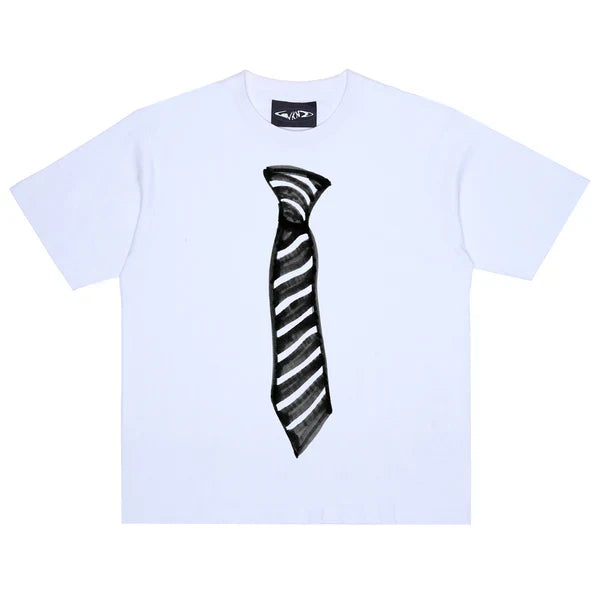 WKND - Tie Tee - White