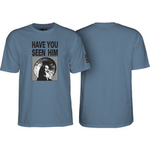 Load image into Gallery viewer, Powell Peralta - Animal Chin Have You Seen Him? Tee - Indigo Blue