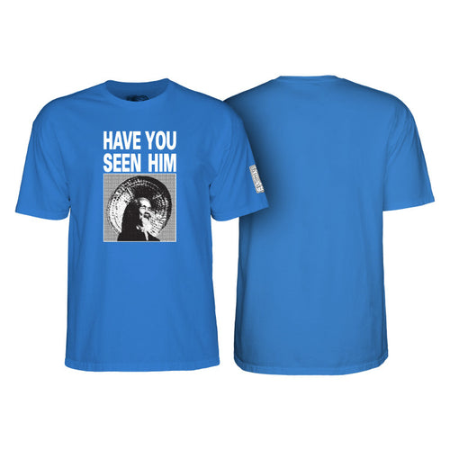 Powell Peralta - Animal Chin Have You Seen Him? Tee - Royal Blue