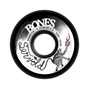 Bones Wheels - X-Formula Servold Eternal Search Wheels Black - 54mm 99A V6 Widecut