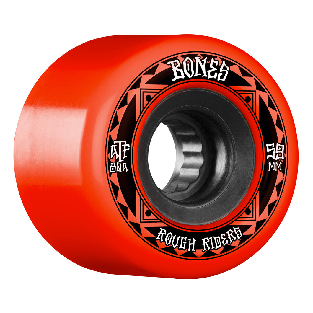 Bones Wheels - ATF Rough Rider Wheels Runners Red - 59mm 80a