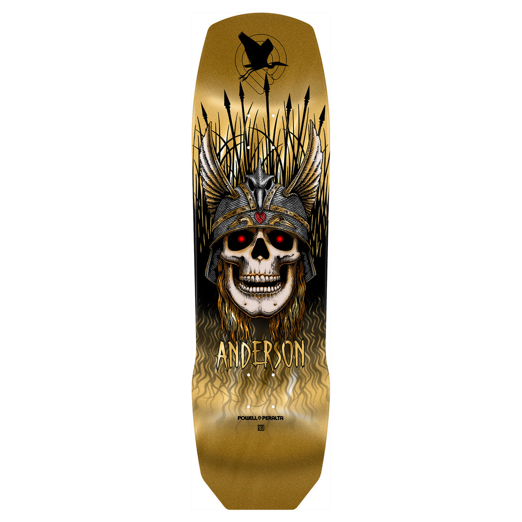 Powell Peralta - Andy Anderson Heron Gold Foil Deck - 9.13
