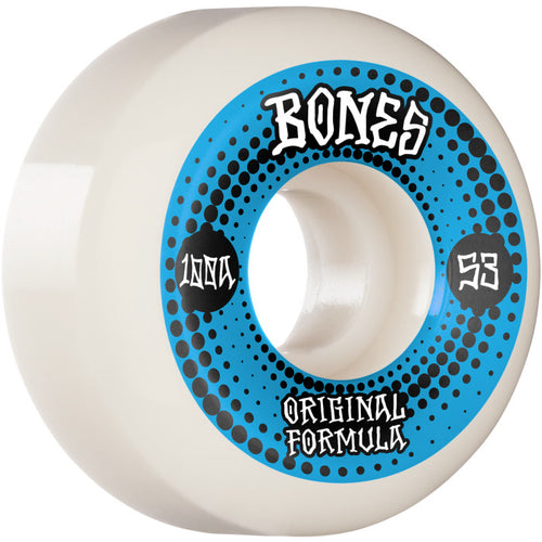 Bones Wheels - OG Formula Originals Wheels White - 53mm 100A V5 Sidecut