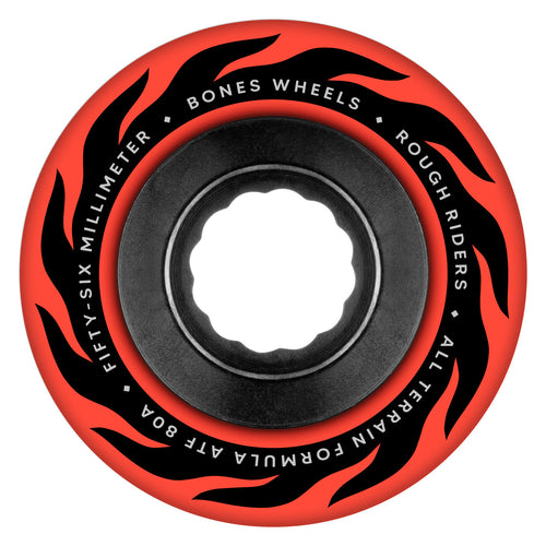 Bones Wheels - Rough Riders Eternal Flame ATF Red Wheels - 59mm 80A