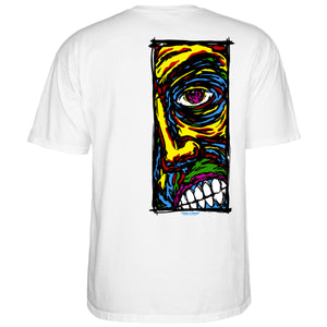 Powell Peralta - Lance Conklin Face Tee - White