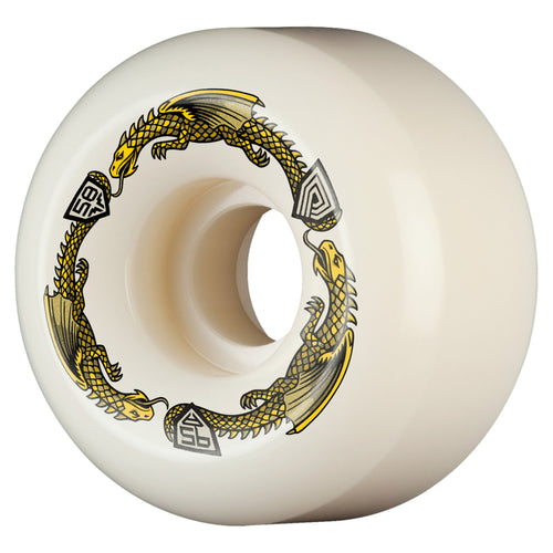 Powell Peralta - Dragon Formula Wheels 58mm x 33mm 95A RB2 - Off White/Yellow