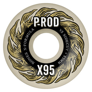 Bones Wheels - X-Formula P-Rod Pro Wheels - 53mm 95A V5 Sidecut