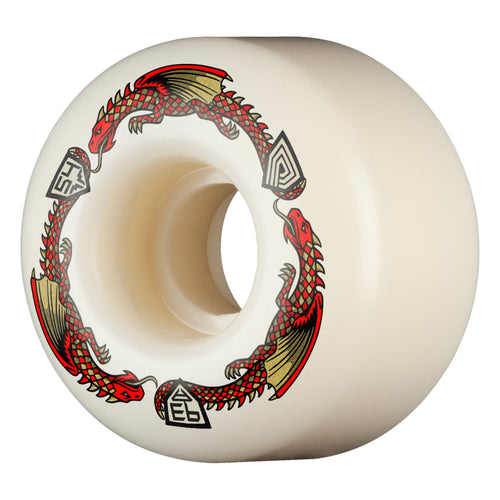 Powell Peralta - Dragon Formula Wheels 54mm x 34mm 93A V4 - Off White/Red
