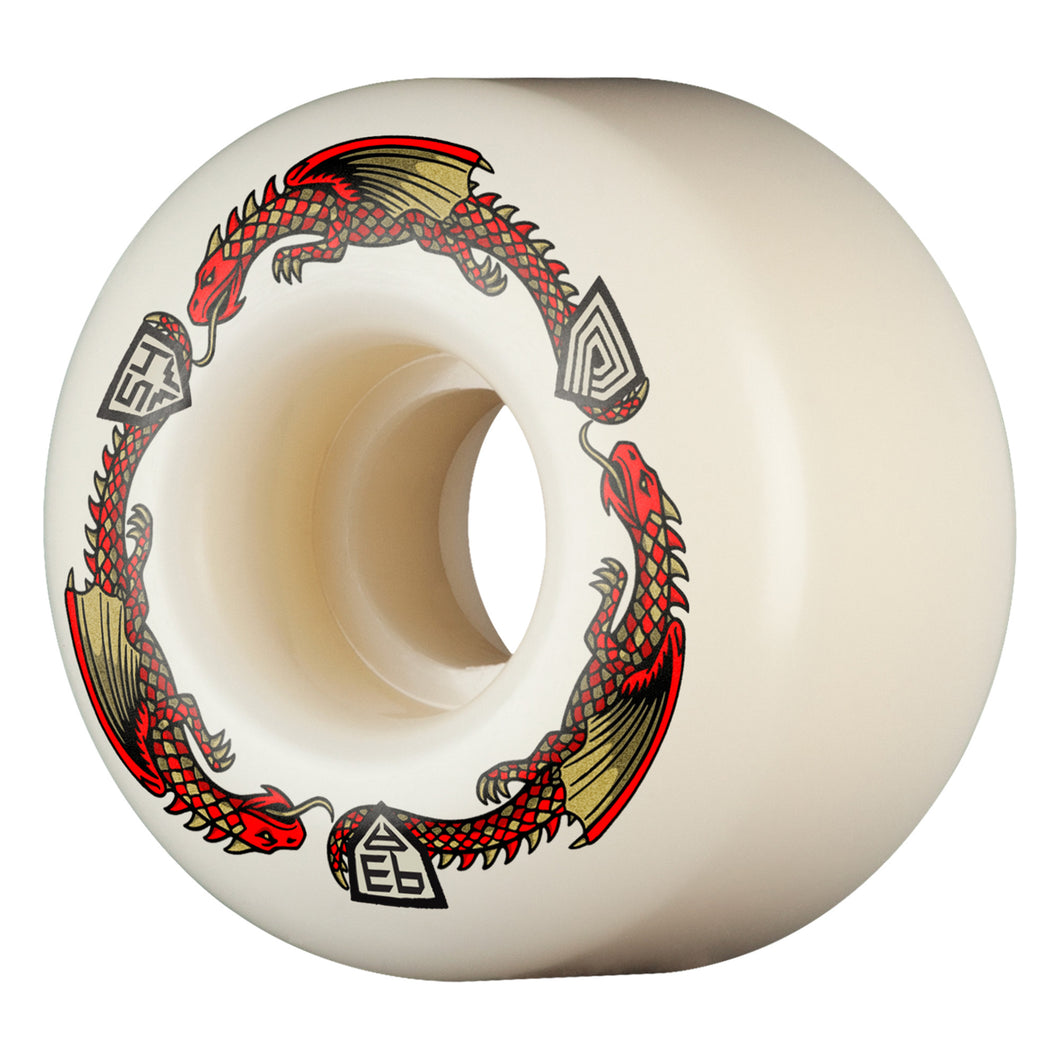 Powell Peralta - Dragon Formula Wheels 54mm x 34mm 93A V4 - Off White/Red