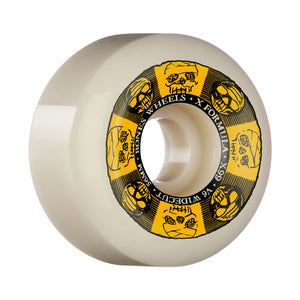 Bones Wheels - Black & Gold Wheels - 56mm 99a V6 Wide-Cut