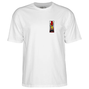 Powell Peralta - Mike Frazier Yellow Man Tee - White