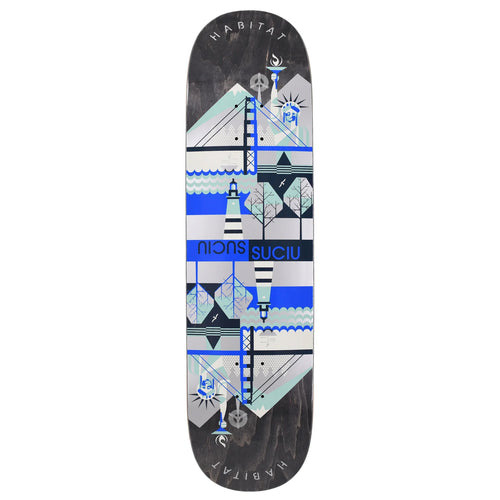 Habitat Skateboards - Suciu Twin Continental Symmetrical Deck - 8.375