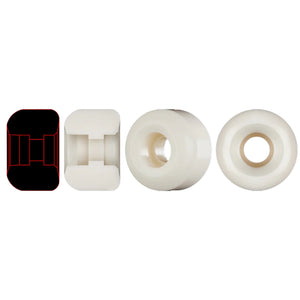 Powell Peralta - Dragon Formula Nano Cubic Wheels 54mm x 36.5mm 97A - Off White