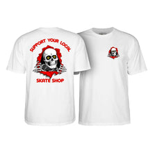 Load image into Gallery viewer, Powell Peralta - Support Your Local Skate Shop Tee - White