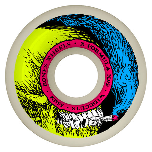 Bones Wheels - X-Formula Smokin Skull Wheel - 55mm 99A V6 Widecut