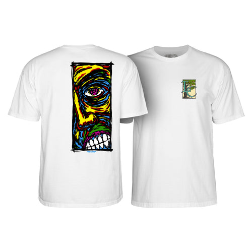 Powell Peralta - Lance Conklin Face Tee - White