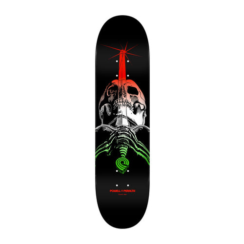 Powell Peralta - Skull & Sword Green Fade Deck - 8.25