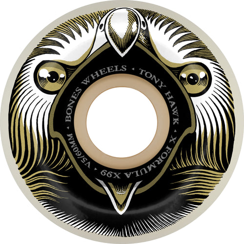 Bones Wheels - X-Formula Hawk Beak & Destroy Wheels - 60mm V5 Sidecut 99a