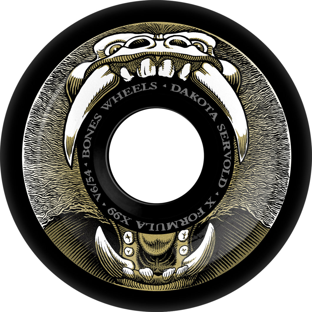 Bones Wheels - X-Formula Servold Baboonatic Wheels - 54mm V6 Widecut 99a