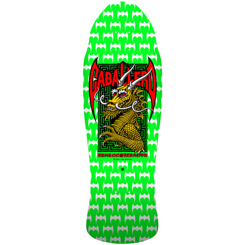 Powell Peralta - Steve Caballero Street Reissue Deck Green/White - 9.625